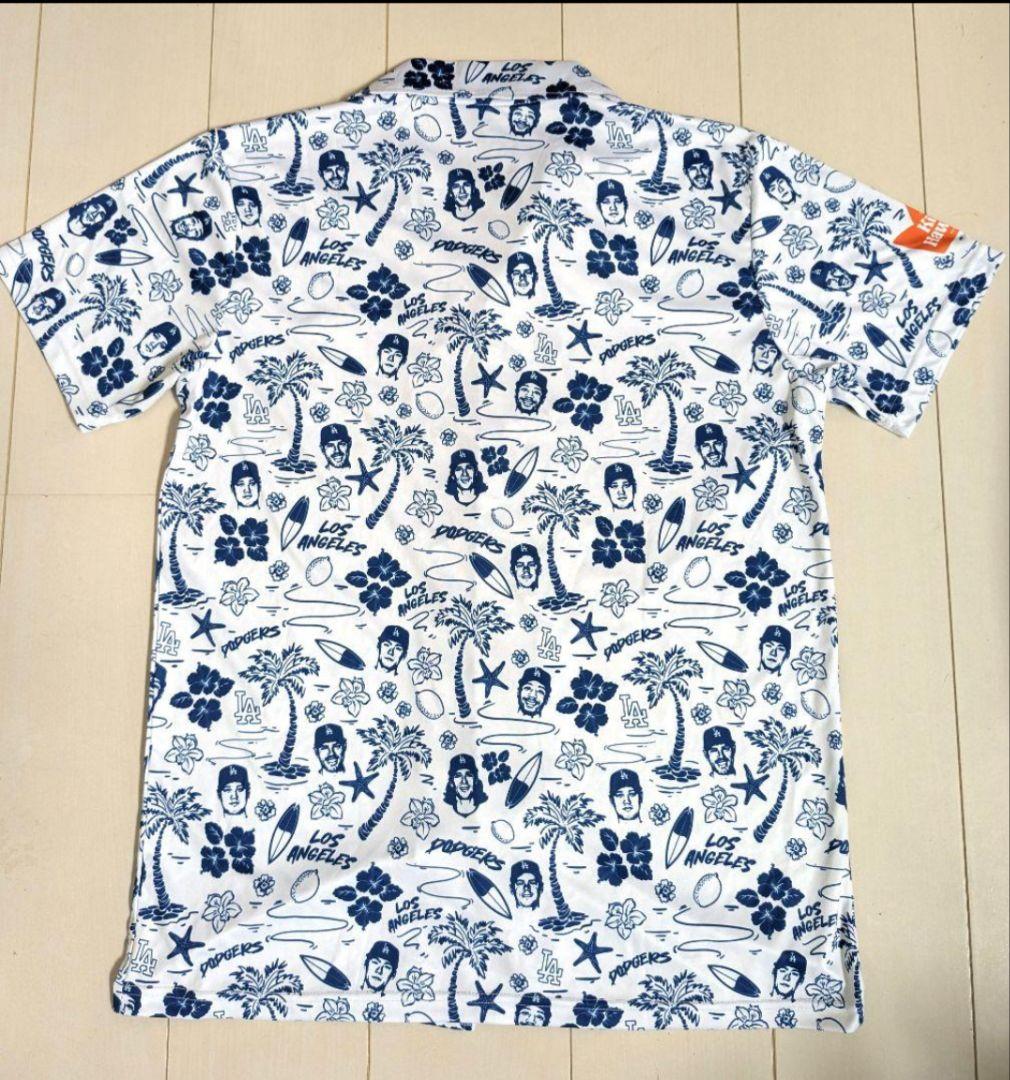 7/1レア限定品スタジアム配布品　ドジャース アロハシャツ 大谷