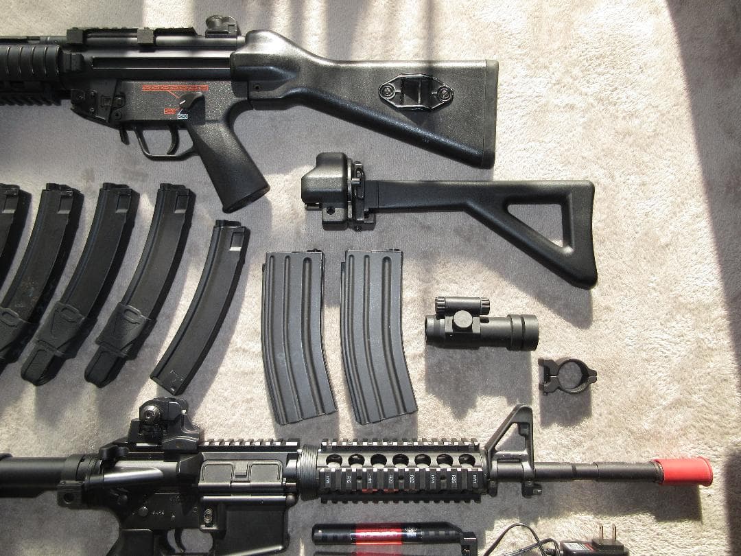 良好品 2本セット 次世代SOPMOD M4 & RAS MP5 サバゲー