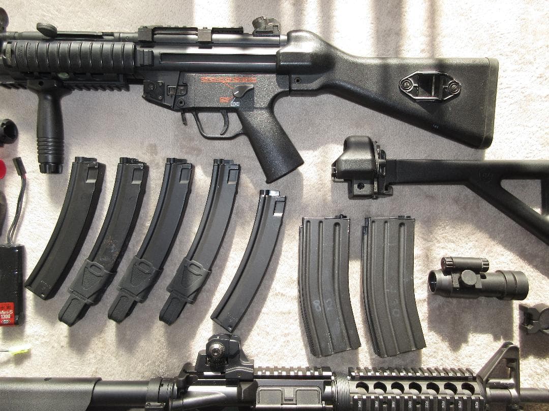 良好品 2本セット 次世代SOPMOD M4 & RAS MP5 サバゲー