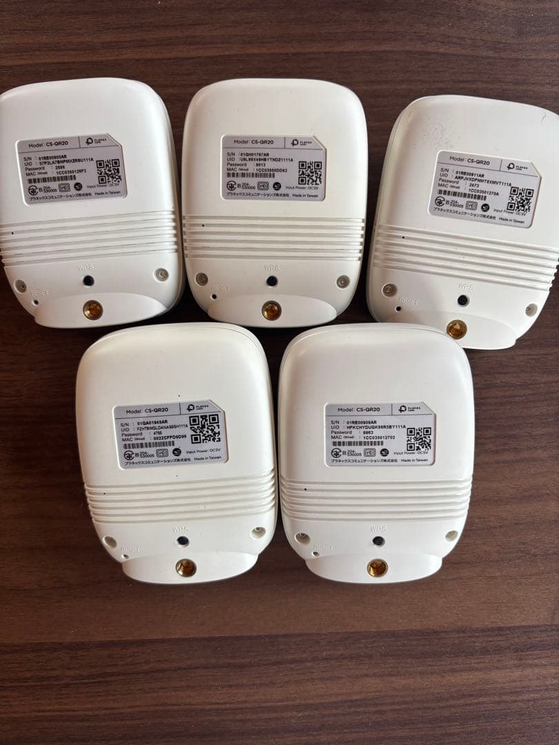 PLANEX スマカメCS-QR20 5台セット