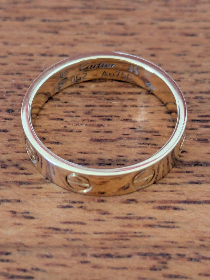 カルティエ Cartier ラブリング LoveRing 18K YG 49