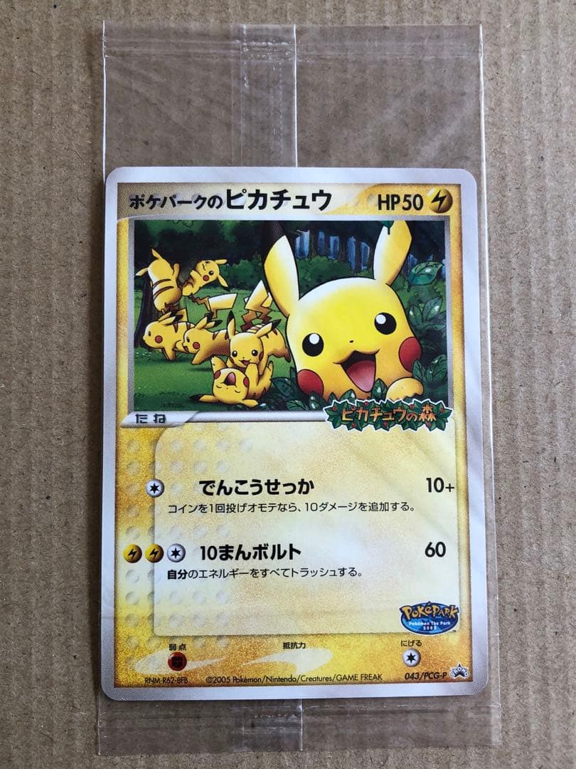 未開封 ポケパークのピカチュウ PROMO プロモカード 043/PCG-P