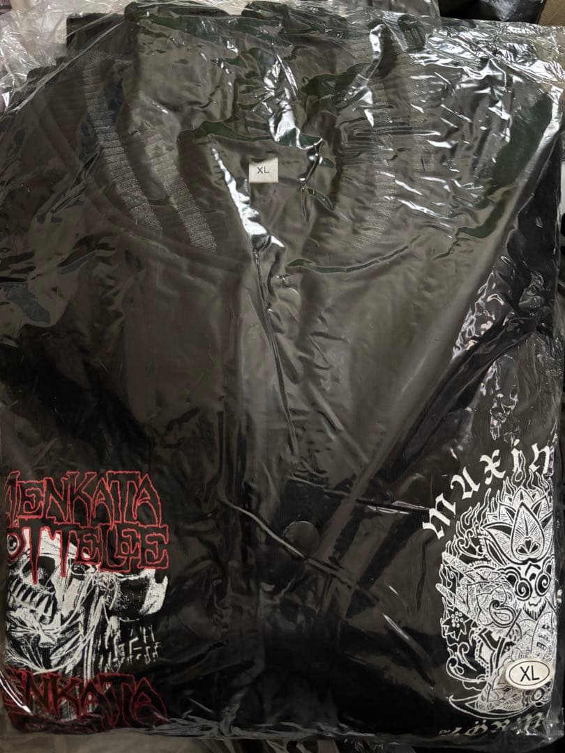 新品 メンカタスウェット スタジャン XLグレー黒 マキシマム ザ ホルモン