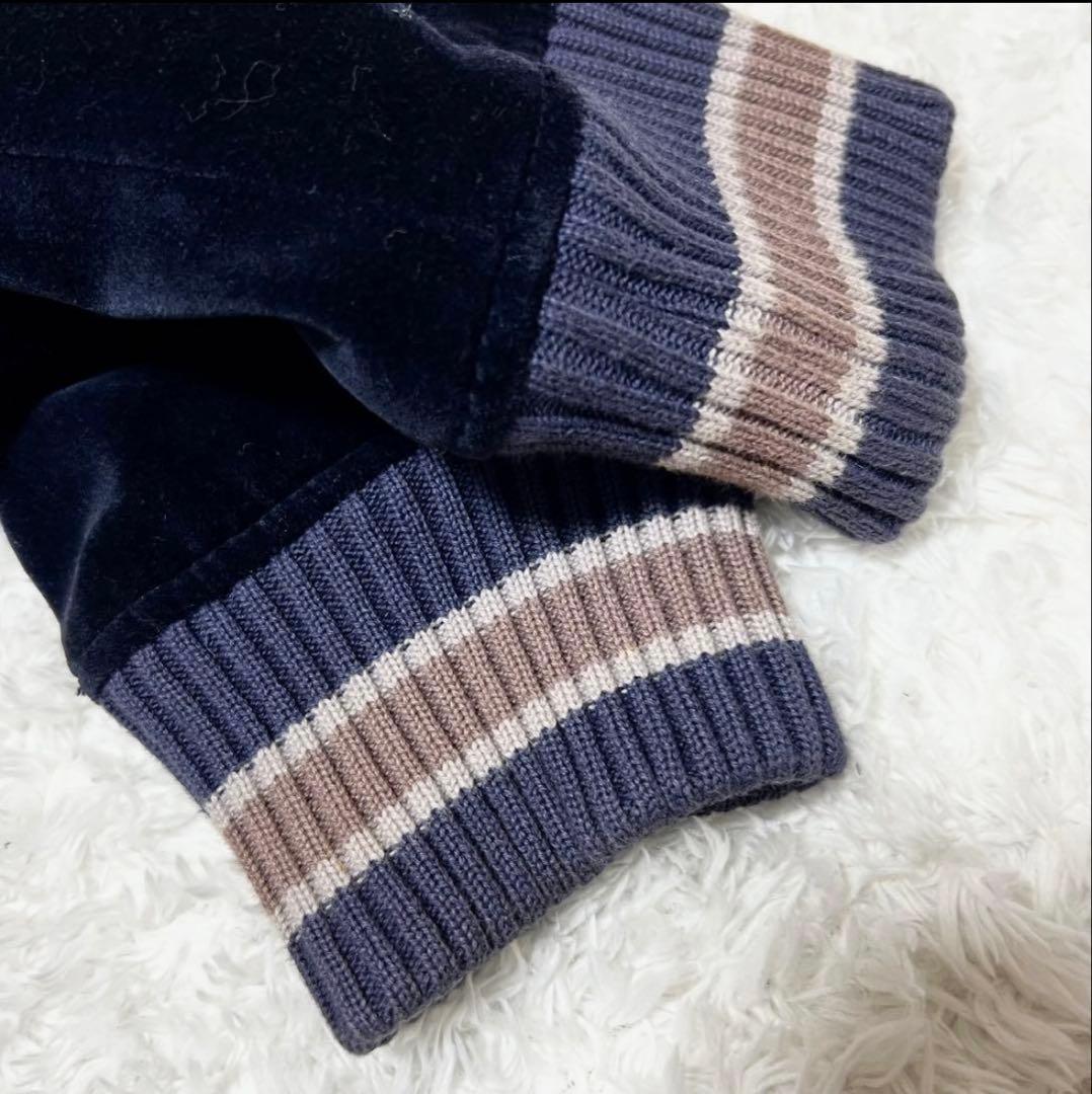 希少 美品 ショット スカジャン ベロア タカ 刺繍 ブルゾン ブラック