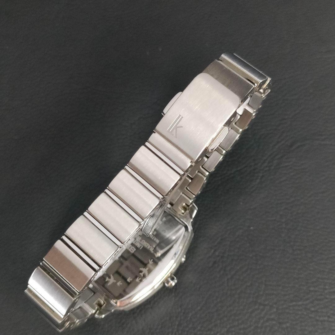 限定品ことリップコラボ　SEIKO　セイコー　lk　ホワイト　シルバー　ソーラー