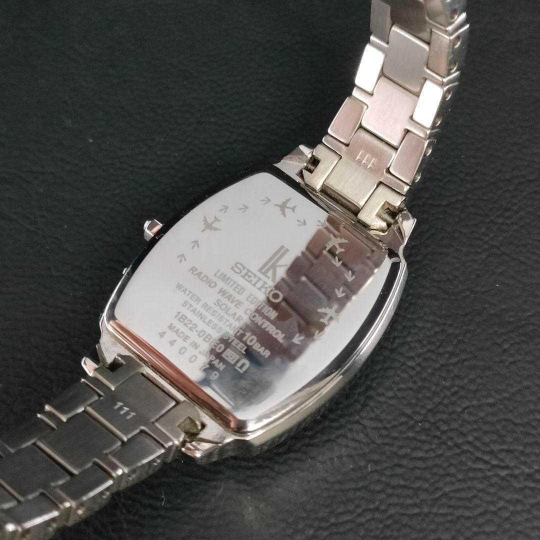 限定品ことリップコラボ　SEIKO　セイコー　lk　ホワイト　シルバー　ソーラー
