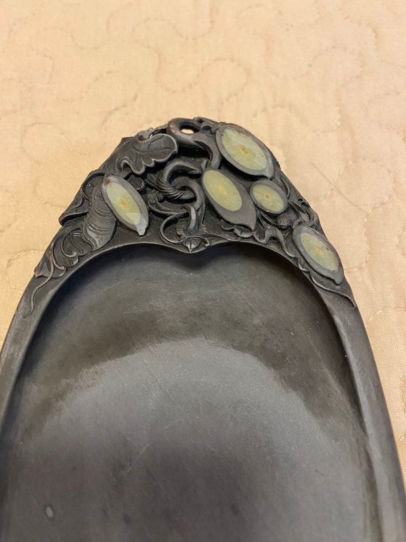 硯③値下げ【新品未使用】端渓硯（麻子坑、眼入）