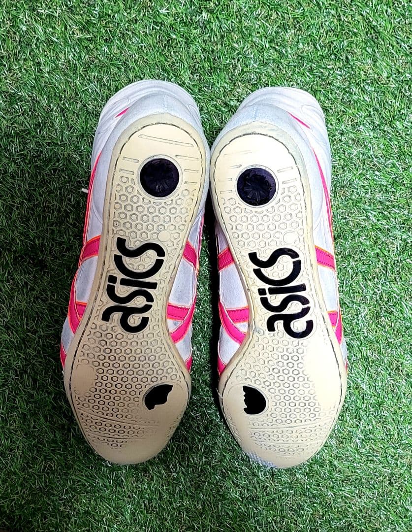 ASICS レスリングシューズ ホワイト/ピンク