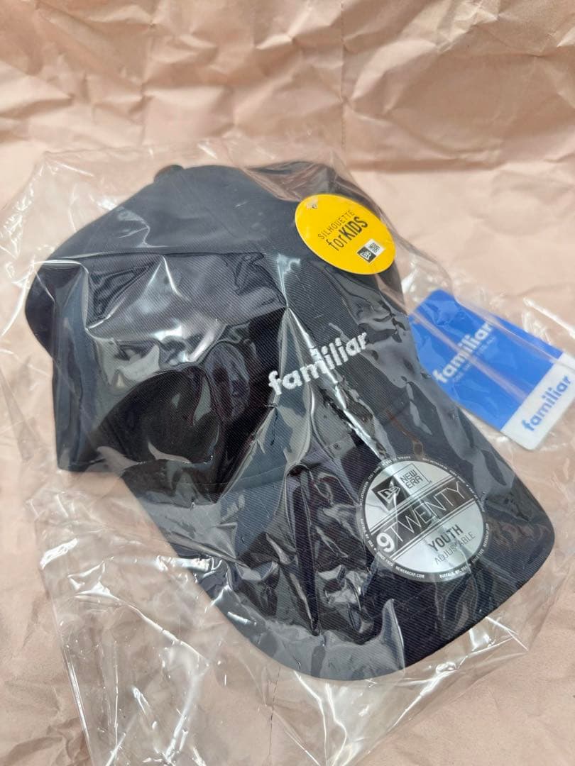 ファミリア　ニューエラ　帽子 (大人＋キッズ) 2点セット　ネイビー