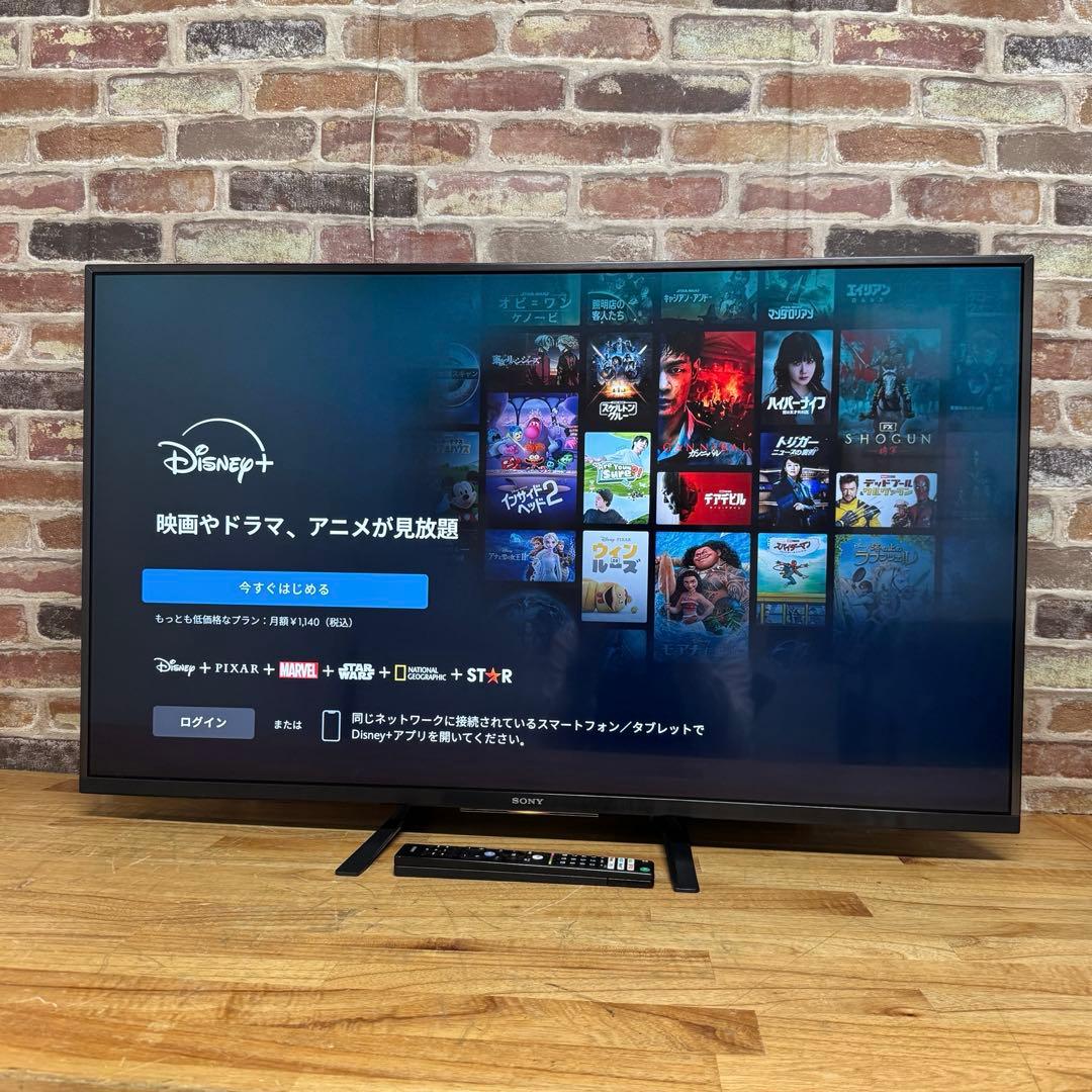 SONY 43V型 4K 液晶テレビ BRAVIA KJ-43X8000H