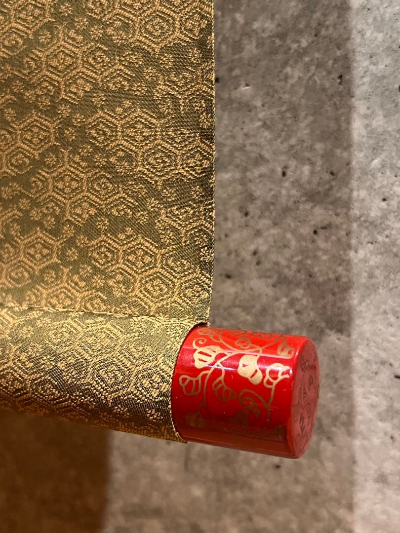 国井幸雪 直筆『立雛』 絹本 共箱 雛祭り ひな祭り 日本画 掛け軸 掛軸 茶掛