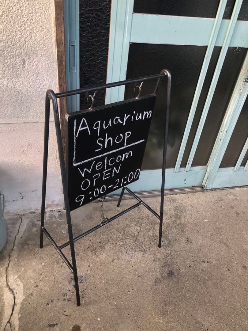 アイアン看板　インダストリアル　店舗用品　黒板看板　木看板　ショップ看板