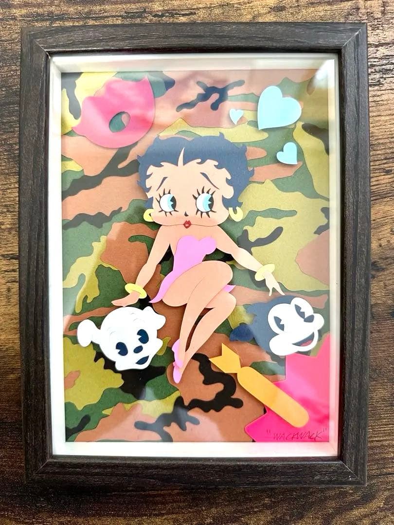 WACKWACK ／ワクワク 切り絵　ベティ・ブープ