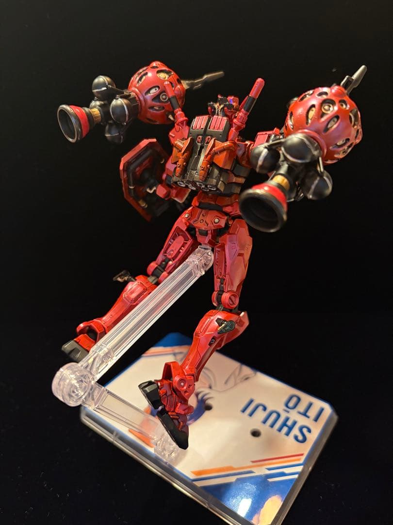 HG 1/144 赤いガンダム 全塗装+LED仕様