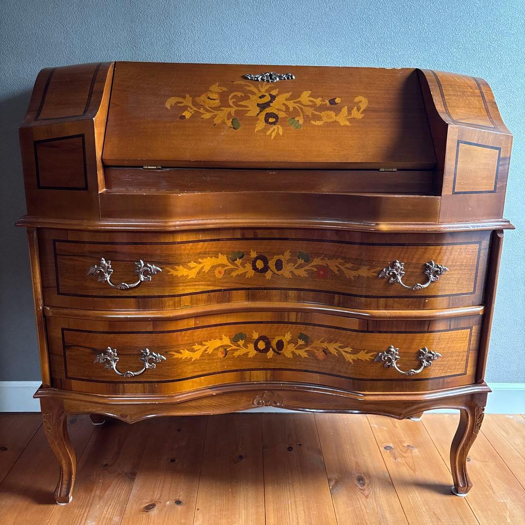 アンティーク　イタリア製ライティングビューロー