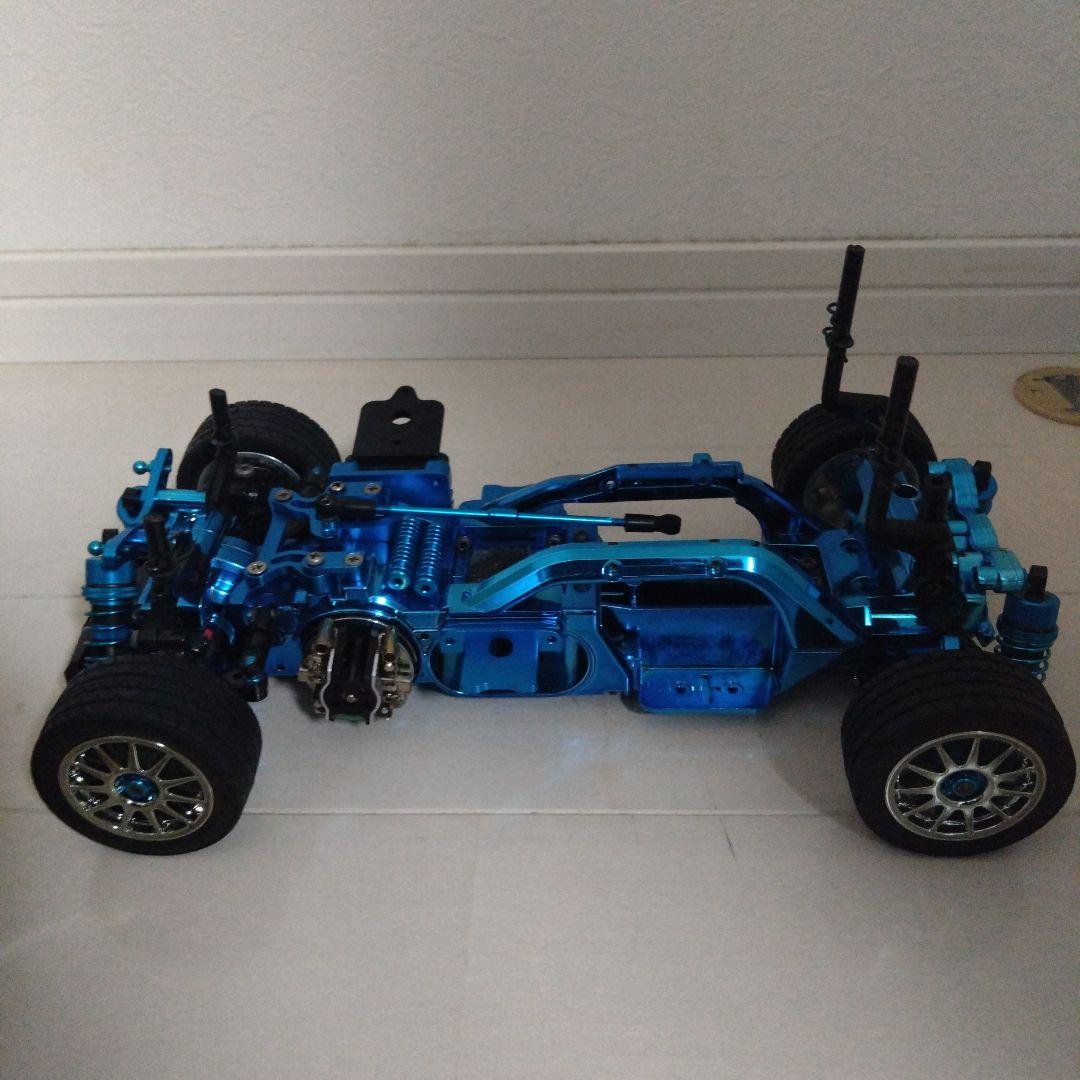 さ*こ様 タミヤ M05PROブルーメッキバージョン中古品オプションパーツ満載！