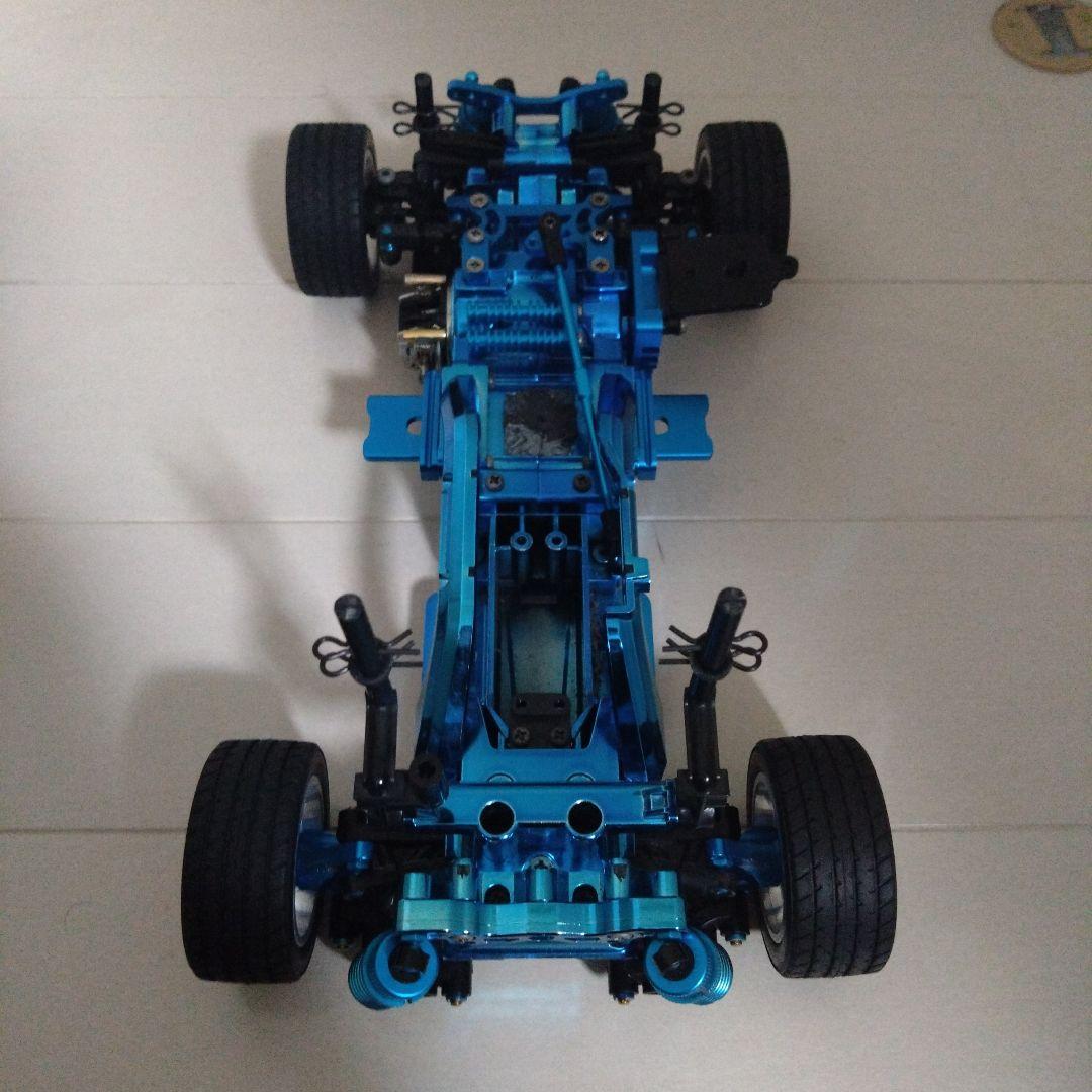 さ*こ様 タミヤ M05PROブルーメッキバージョン中古品オプションパーツ満載！