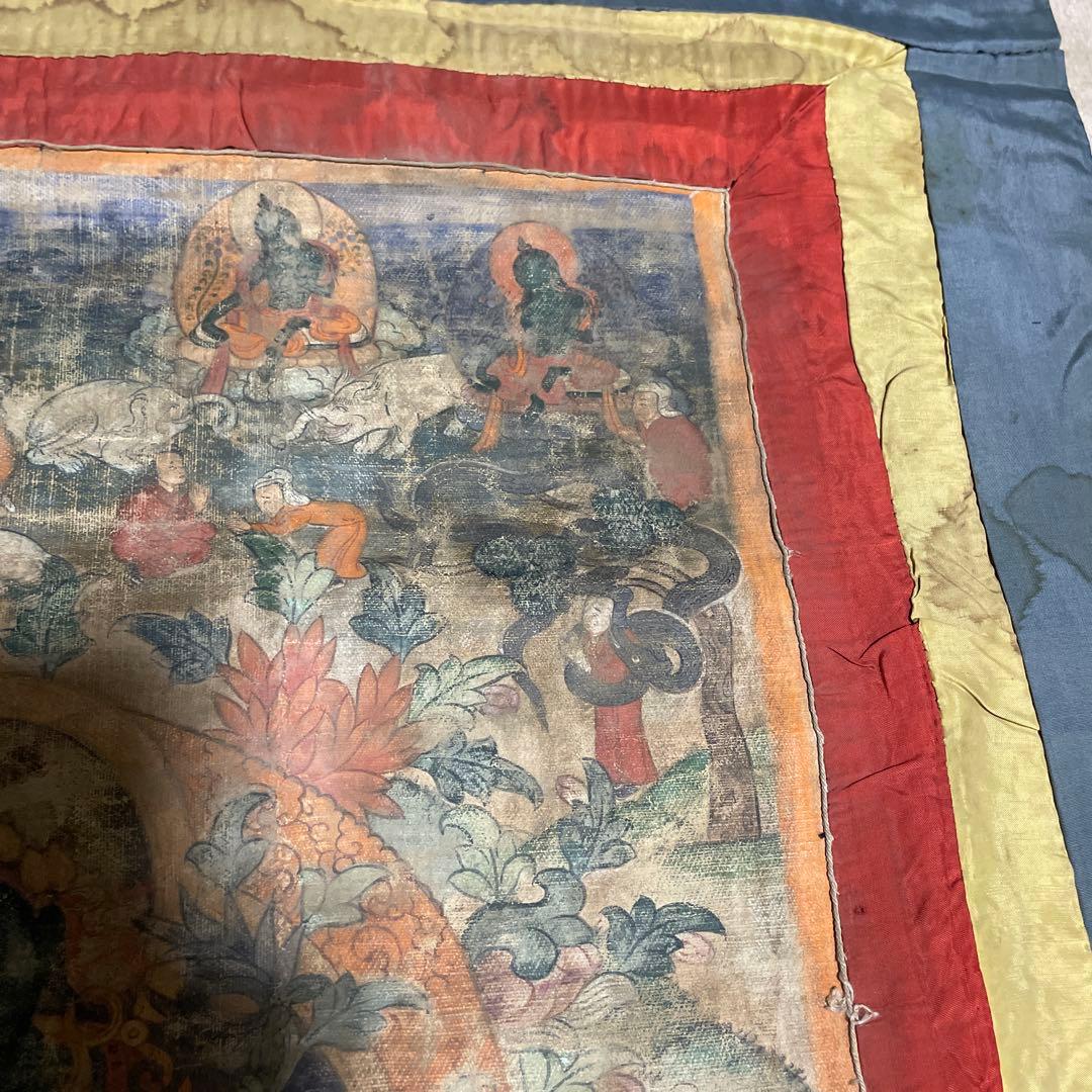 骨董　仏画　タンカ
