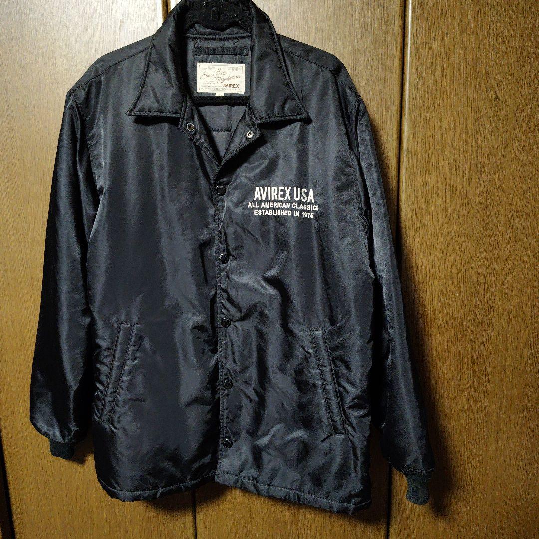 SIZE【2XL】AVIREX ブラック ジャンパー