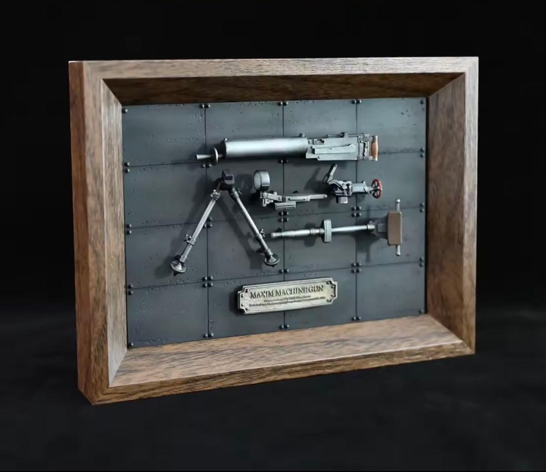 機関銃 マシンガン ディスプレイセット フォトフレーム モデル