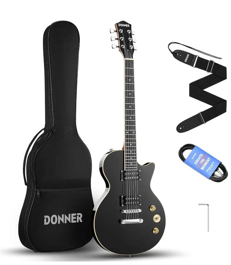 【未使用】Donner エレキギター DL-124 黒