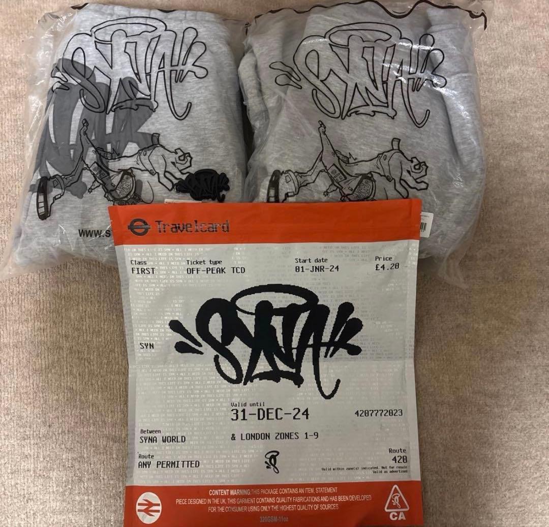 syna world セットアップ グレー【確実正規品】