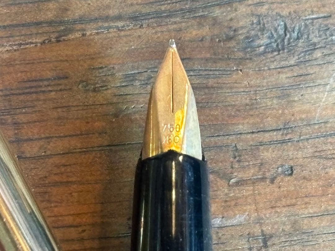 ペリカン 万年筆 ペン先 750 18金 ボールペン 本箱セット ヴィンテージ