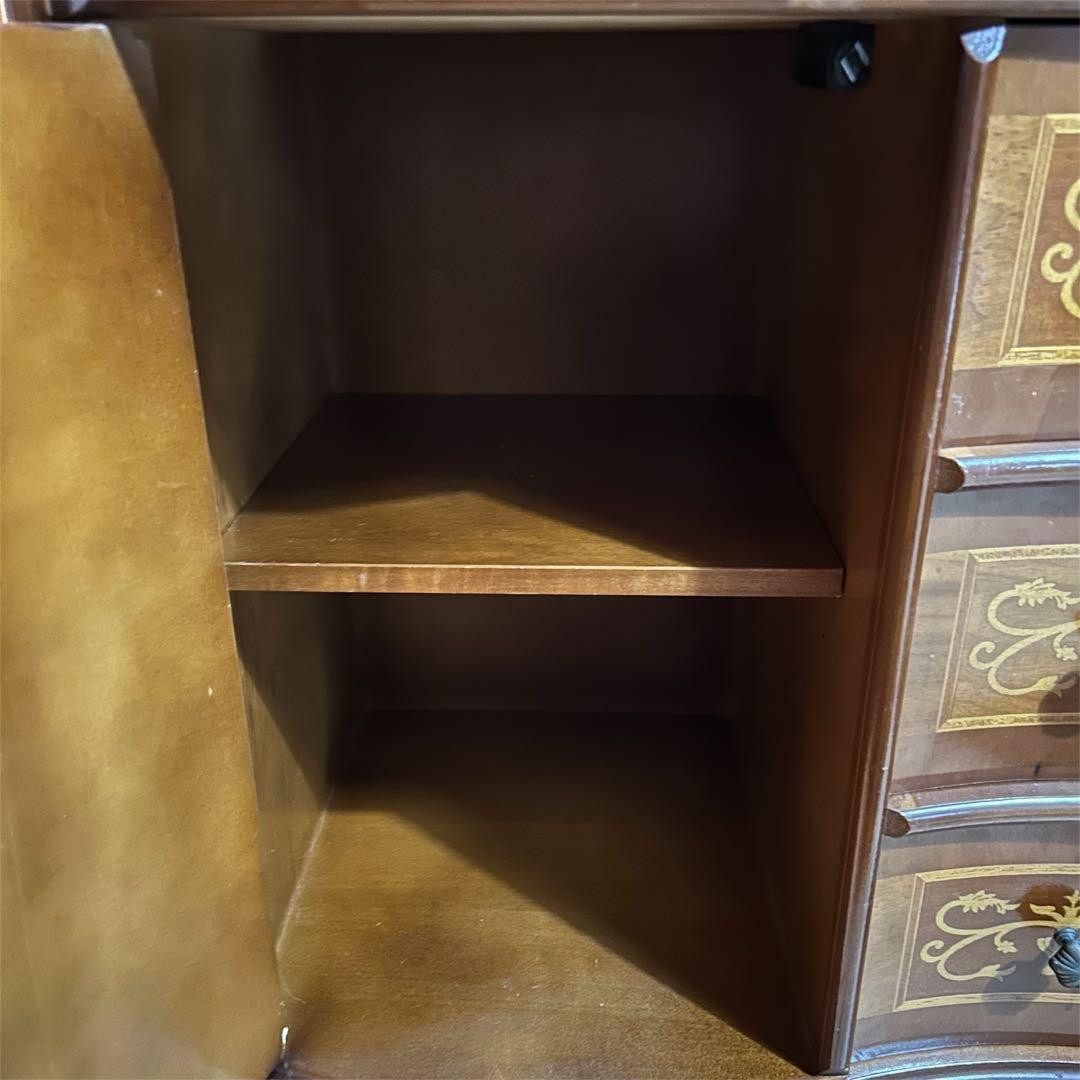 イタリア 家具タロッコ社象嵌デザイン 猫足 ヴェローナ キャビネット