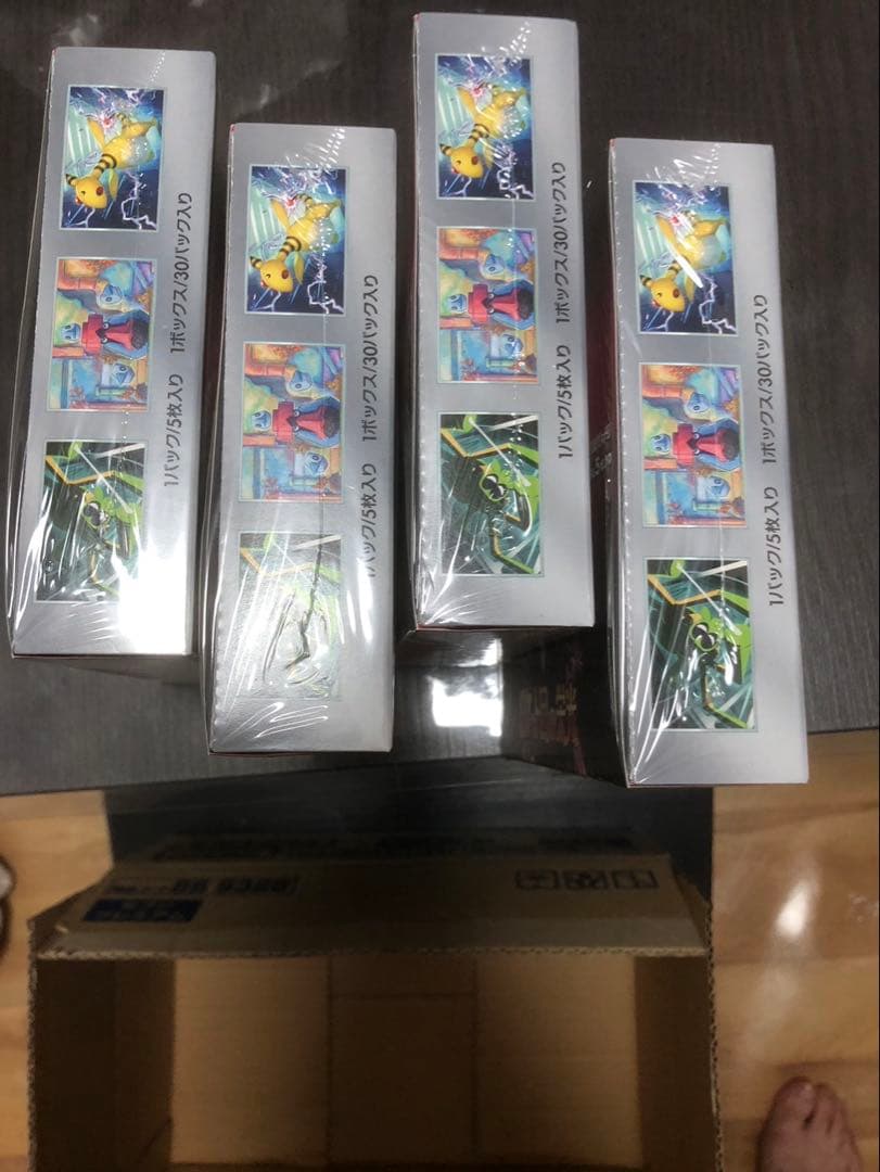 【新品未開封】 ロケット団の栄光　4BOX テラスタルフォース　4BOX