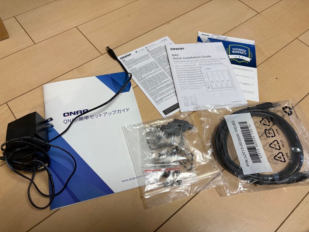 NAS QNAP TS-231K-B 3TB HDD×2付