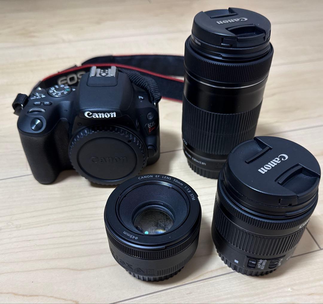 Canon EOS kiss X9 ダブルズームキット+ 単焦点レンズ付き