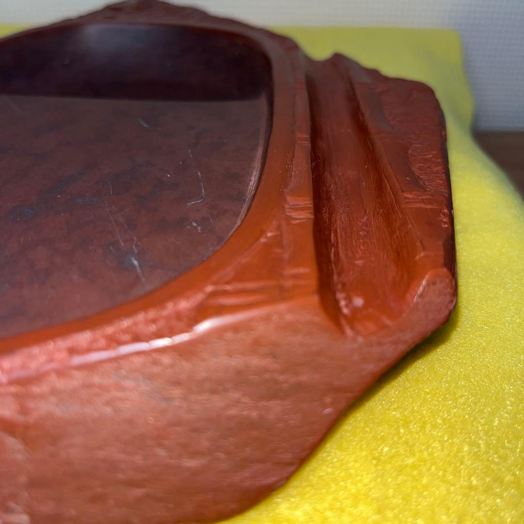 ⭕️希少　岩手県　紫雲石硯　佐藤鉄三郎　30Ｃm近い2Ｋg超えの大型硯