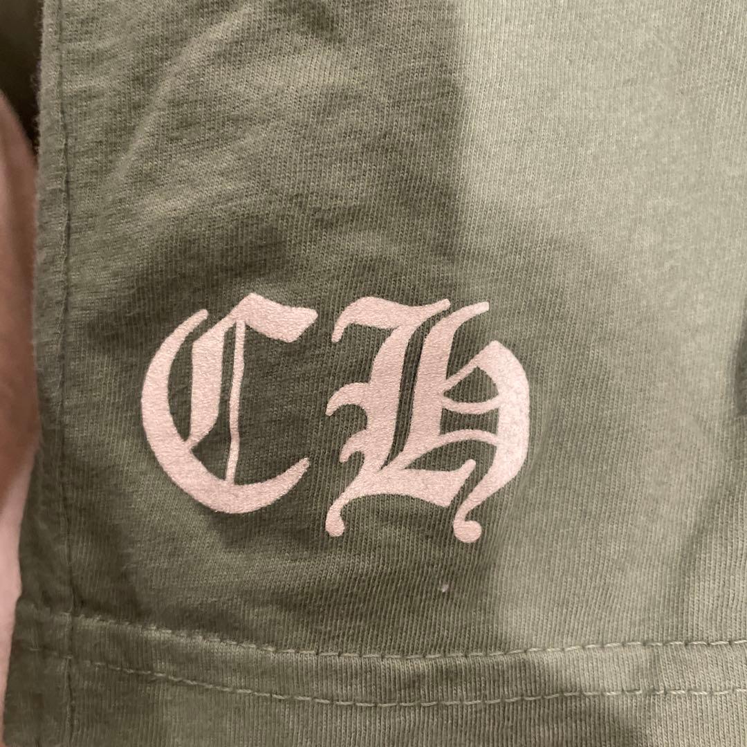 クロムハーツ　ヘアリーダガー　ヤイクスストライプ Tシャツ