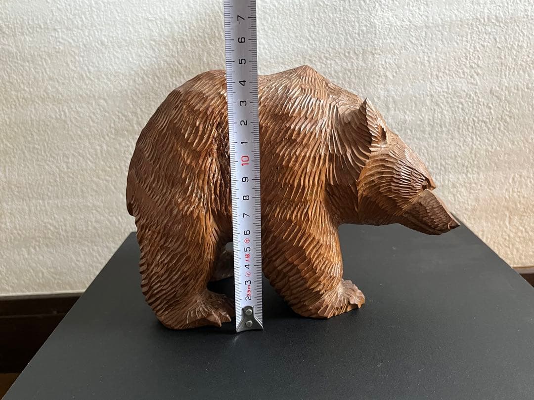 八雲町木彫り熊　木歩作　引間二郎　北海道民藝工芸品