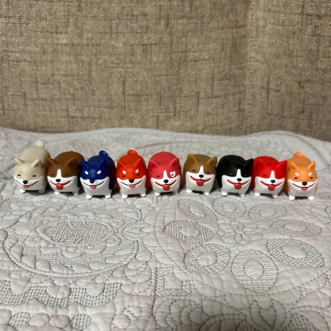 コーギー　柴犬　フィギュア　一式　ガチャポン　景品