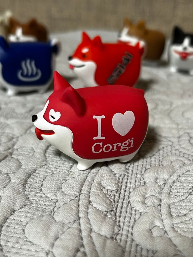 コーギー　柴犬　フィギュア　一式　ガチャポン　景品