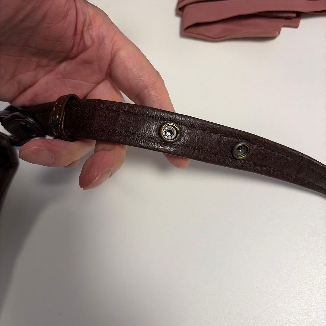 「Azumamaさん専用〜ʕ•ᴥ•ʔ」Ibiza ダークブラウン ワニ革 ショル