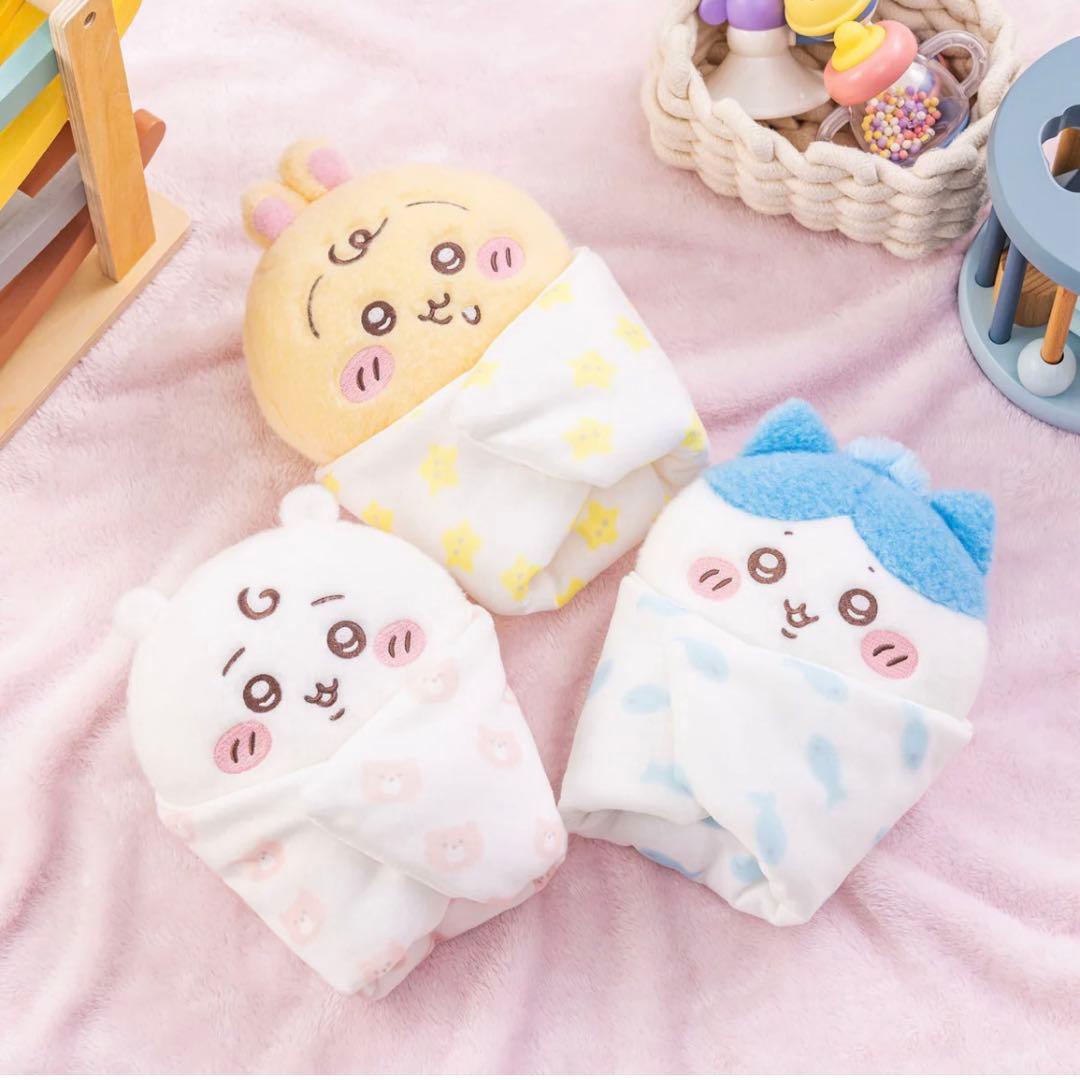 ちいかわ　ハチワレ　おくるみぬいぐるみ　Baby ちいかわベビー　6点セット