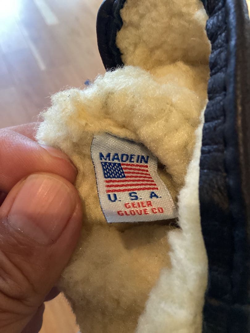 HTC グローブ　レザームートンタイプ　黒　メンズ　ロンハーマン購入