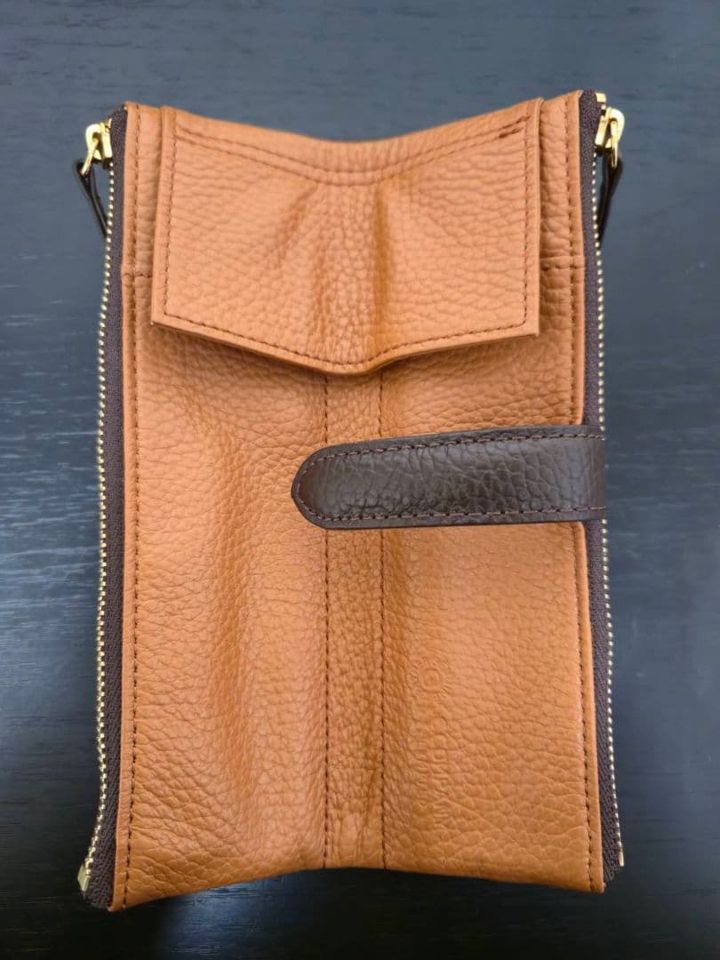 ささっち【美品】ルポペンケース ダークブラウン 本革 Cカンパニー 復刻版