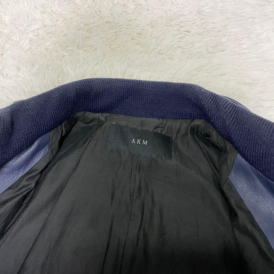 AKM シングルライダース レザージャケット Lサイズ