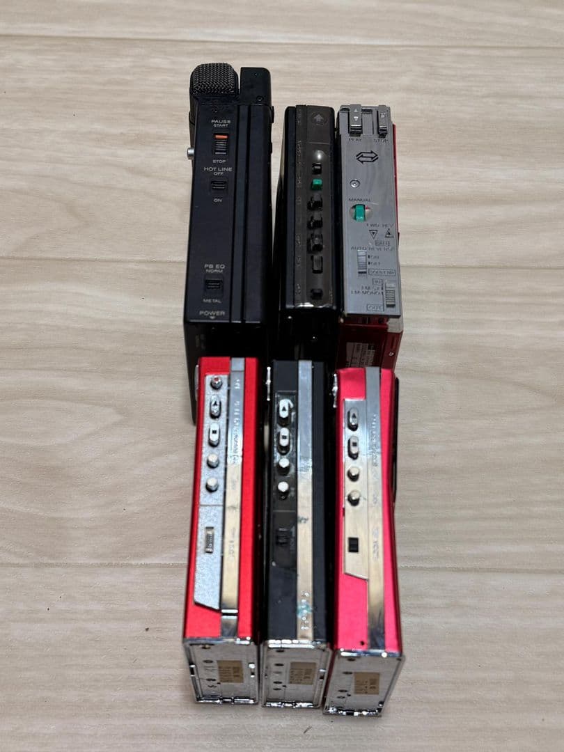 SONY、Toshiba ウォークマン 6台 オートリバース ジャンク