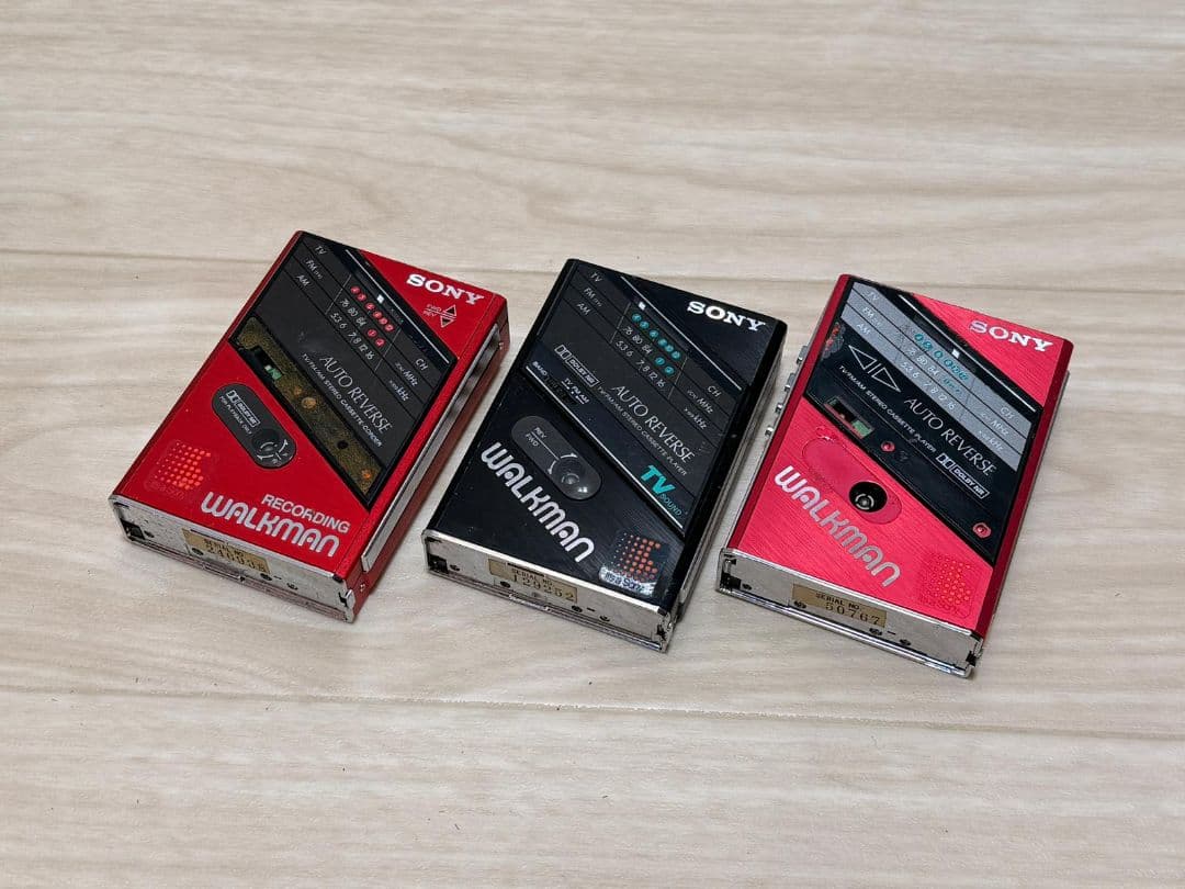 SONY、Toshiba ウォークマン 6台 オートリバース ジャンク