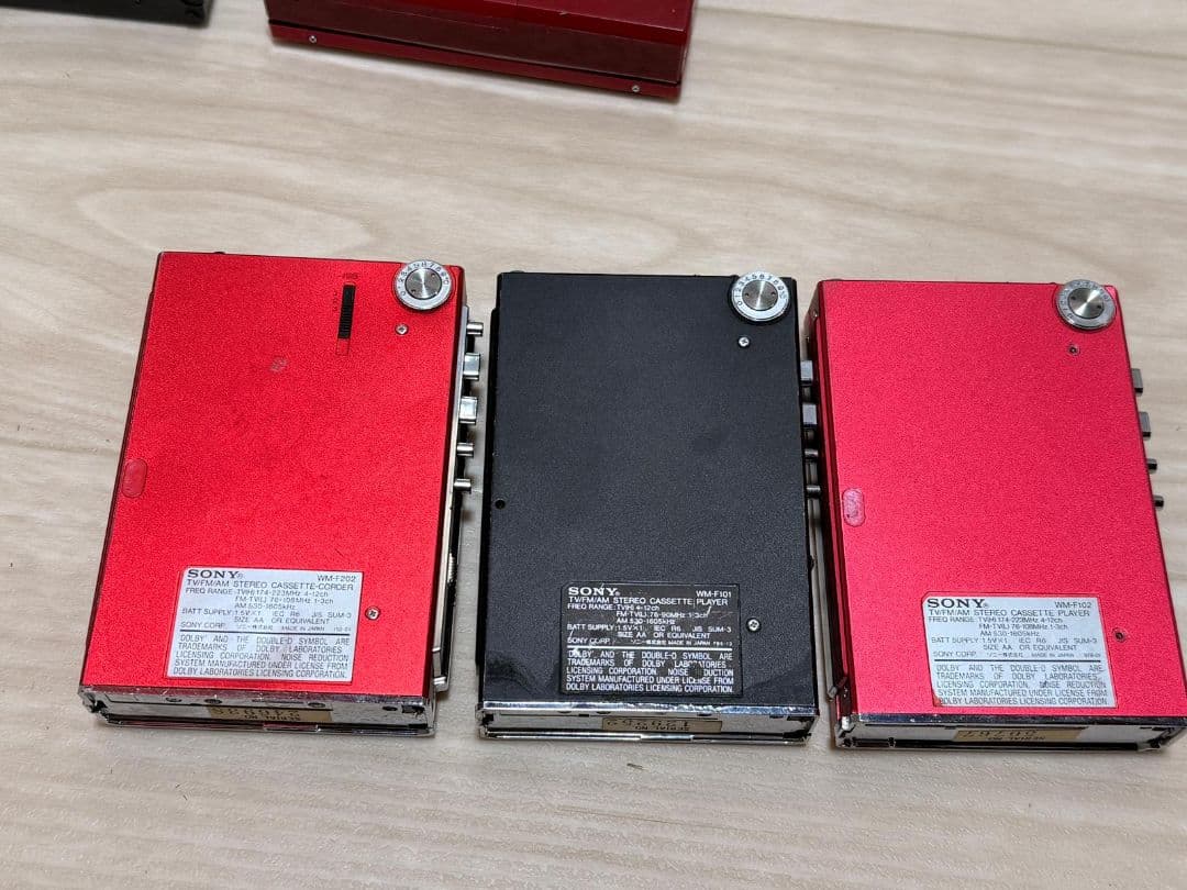 SONY、Toshiba ウォークマン 6台 オートリバース ジャンク