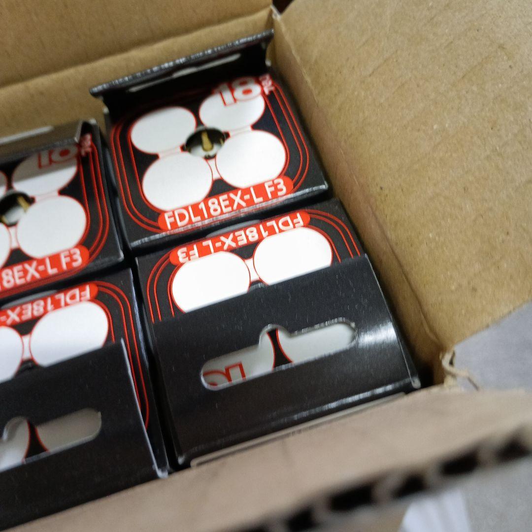 パナソニック蛍光灯10本入　18EX-L F3　電球色　18ワット