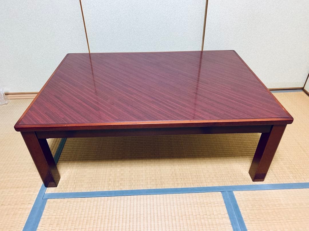 和風家具調こたつテーブル　 コタツ　座卓　ローテーブル リバーシブル　遠赤外線式