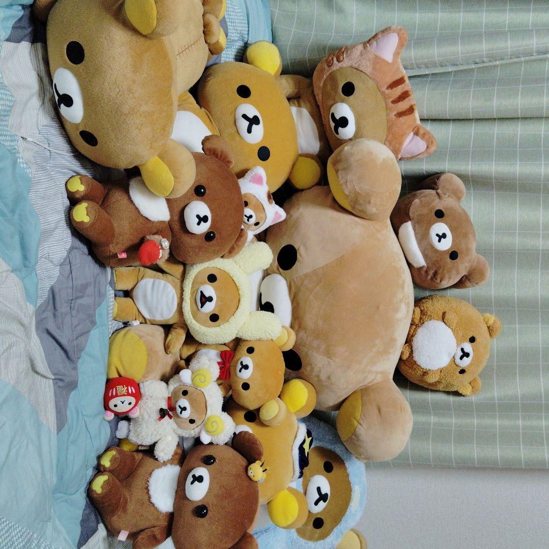 リラックマ ぬいぐるみ 大きめ　まとめる