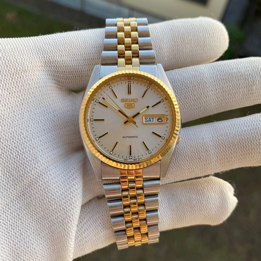 SEIKO 5 自動巻き 7s26-0500セイコーファイ。