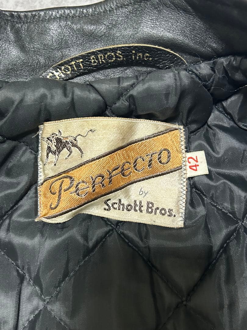 Schott シングルライダース レザージャケット 70s BICTALON