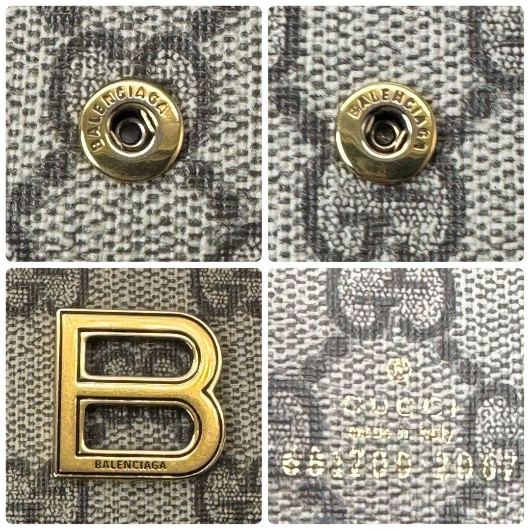 激レア 美品 限定品 グッチ バレンシアガ コラボ ザ ハッカー 財布 GG